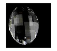 Crystal Chandelier Prism, Sun Catcher, 5pcs K9 Crystal Prisms 38mm Pendant Drop Lamp Lighting Parts Ornament Chandelier Hanging Decor(Egg)