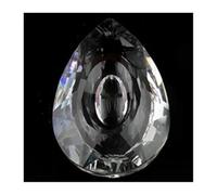 Crystal Chandelier Prism, Sun Catcher, 5pcs K9 Crystal Prisms 38mm Pendant Drop Lamp Lighting Parts Ornament Chandelier Hanging Decor(Longan)