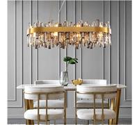 Crystal Chandelier Restaurant Light Luxury LED Compatible with Living Room Dining Decoration Cristal Lustre,for Various Rooms