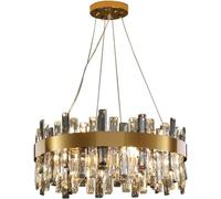 Crystal Chandelier Restaurant Light Luxury LED Compatible with Living Room Dining Decoration Cristal Lustre,for Various Rooms