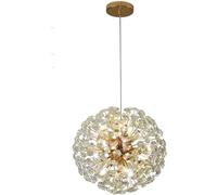 , Crystal Chandeliers Gold Dandelion Firework Chandelier,12(50 * 50cm)
