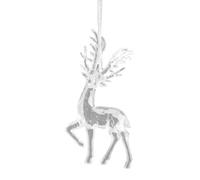 Crystal Christmas Tree Baubles, Acrylic Clear Holiday Items - Christmas Tree Decoration, for Thanksgiving, Birthday, Home, Office, School, Dorm, Apartment, Bedroom, Bathroom, Bedside Table