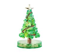 Crystal Christmas Tree DIY Growing Kit for Kids Holiday Science Experiment and Festive Home Decoration (D, 23.6X17.8cm)