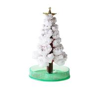 Crystal Christmas Tree DIY Growing Kit for Kids Holiday Science Experiment and Festive Home Decoration (C, 23.6X17.8cm)