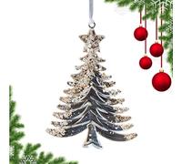 Crystal Christmas Tree Hanging Ornament, Clear Crystal Christmas Ornament Crystal Christmas Snowflake Christmas Decorations For Wedding