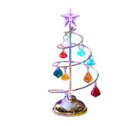 Crystal Christmas Tree Lamp - Decorative Iron Table Lamp for Home, Holiday & Xmas Decor, Festive LED Desk Light, Elegant Winter Nightlight for Living Room, Bedroom & Office