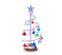 Crystal Christmas Tree Lamp - Decorative Iron Table Lamp for Home, Holiday & Xmas Decor, Festive LED Desk Light, Elegant Winter Nightlight for Living Room, Bedroom & Office