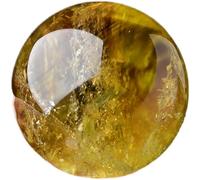 Crystal Citrine Ball Stone Gemstone Sphere Home Decoration Crafts Gift,40mm
