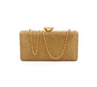 Crystal Clasp Double-Side Diamante Bag JFY Rose Gold One Size