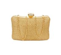 Crystal Clasp Double Side Diamante Clutch Bag JFY Rose Gold One Size