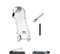 Crystal-Clear Flip Protective Cover Case for DJI Osmo Pocket 3 Accessories, HD View, Ear-Shaped Gimbal Guard, Protect Gimbal from Impacts, Compatible with Pocket 3 Original Case (1)