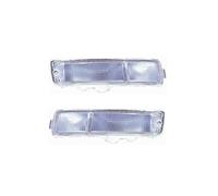 Crystal Clear Front Indicator Lights Pair for Mitsubishi L200 1996-2006 - Left & Right, Direct Replacement, E Marked