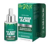 Crystal Clear No More Acne 2% Salicylic Acid Power Serum, 30ml | For Acne, Pimples, Blackheads & Open Pores | Face Serum for Oily & Combination Skin
