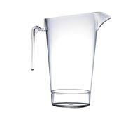 Crystal Clear Polycarbonate Pitcher Jug (2.2L/4 Pints) Stackable, Dishwasher Safe Ideal as a Water jug, for Pimms & Punches, Juices & Beers (2 Pack)