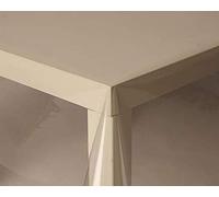 CRYSTAL CLEAR PVC VINYL OILCLOTH TABLECLOTH WATERPROOF TABLE PROTECTOR COVERINGS MATERIAL PER METRE 135CM WIDTH …