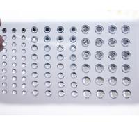 Crystal Clear Self Adhesive Acrylic Rhinestones 3 Sizes 4mm 6mm 8mm Plastic Face Gems Stick On Body Jewels Hair Crystals for DIY Cards and Invitations Crafts Bling Sticker - 5 Sheets - 480PCS