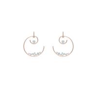 Crystal Clip Earrings - female - Swarovski - Earrings - Pink - ONE SIZE - Accessories ONE SIZE