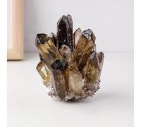 Crystal Cluster Quartz Crystals Stone Columnar Gift Ornaments Large,Brown,400~500g