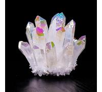 Crystal Cluster Quartz Crystals Stone Columnar Gift Ornaments Large,Colorful,300~400g