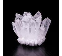 Crystal Cluster Quartz Crystals Stone Columnar Gift Ornaments Large,White,300~400g Gemstone Stone