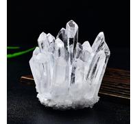 Crystal Cluster, Rock, Large Clusters Stone, Raw, Geode Cave Stones,White,300~400g