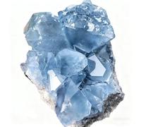 Crystal Clusters, Raw Crystals Blue Crystal Rough Gemstone Unpolished Crystal Spiritual for Polishing, Sanding, DIY, Decor, Collection, Crafts,200g