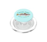 Crystal Coast North Carolina Seatrout Design PopSockets PopGrip for MagSafe