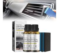 Crystal Coating for Car, Crystal Coating Plastic Restoration, Car Interior Plastic Restorer, Suitable for Repairing Car Polymer Parts, Vehicle Surface Treatment, Long Duration Refurbish Agent (2)