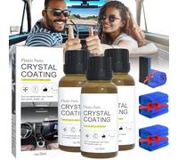 Crystal Coating for Car Plastic Parts, Crystal Coating Agent, Car Scratch Restorer Refurbish Agent (3pcs)