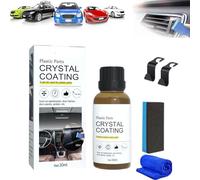 Crystal Coating for Car Plastic Parts, Crystal Coating Refurbish Agent, 2024 New Crystal Coating Plastic Restorer, Restaurador De Plásticos Para Auto (1 Pc)