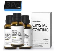 Crystal Coating Plastic Restoration, Crystal Coating Car Plastics, Coating Agent for Automotive Plastics - Revolutionary Car Plastic Restorer for Long-lasting Shine & Protection (Style B,3 Pcs)