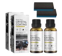 Crystal Coating Plastic Restoration, Crystal Coating for Car Plastics Parts, Plasticss Parts Crystalss Coatings, Car Plastics Plating Refurbishing Agent, Plasticss Restorer Refurbish Agent (2pcs)