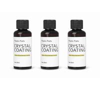 Crystal Coating Plastic Restorer 3PCS - Car Trim Restorer & Refurbish Agent for Interior & Exterior, Restore Black Shine, Waterproof Protection, Dashboard & Plastic Parts Renewal