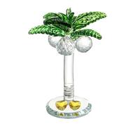 Crystal Coconut Tree, Tropical Tree Figure, Vivid Crystal Statue Ornament in Coconut Tree Shape, Figure Palm Tree for Home Decoration, Mother's Day,