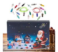 Crystal Countdown Calendar, Pendant Decorations for Kids & Teenagers, Sparkling Crystal Design with Holiday Festival Charm, Interactive Advent for Christmas and Halloween, Elegant Gift Packaging