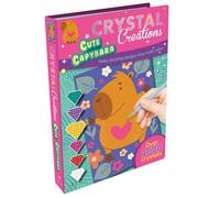 Crystal Creations Mini: Cute Capybara - Complete Diamond Painting Kit for Beginners - DIY Mini Diamond Painting Set with Stylus, Silicone Gum & 1600+ Sparkling Diamonds