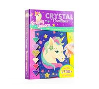 Crystal Creations Mini: Dreamy Unicorn - Complete Diamond Painting Kit for Beginners - DIY Mini Diamond Painting Set with Stylus, Silicone Gum & 1700+ Sparkling Diamonds