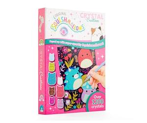 Crystal Creations Mini: Squishmallows The Squish Squad - Diamond Painting Kit - Complete DIY Diamond Painting Set with 1200+ Crystals - Cute Craft Activity for Kids, Teens & Beginners