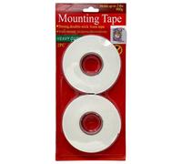 CRYSTAL CROWN 2 x 0.75M Strong Double Sided Sticky Tape Heavy Duty Foam Craft Mounting Adhesive