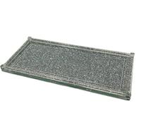 CRYSTAL CROWN® diamond crushed Tray Trimmings Crystal Filled Diamond Kitchen Silver for canister/Utensil Crystal Glass Ornament Sparkle Ornament Bling Gift