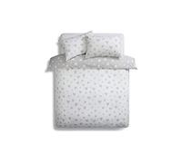 CRYSTAL CROWN Hearts Grey & White Bedding Set Background, The Print Is Fresh And Simple Big Hearts Or Little Hearts? You Choose - Single