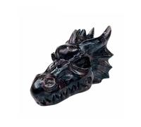 Crystal Crystal Garnet Female Dragon Skulls Head Sculpture Stones Ornaments for Collection Home Decor Gifts
