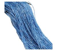 Crystal Curtain,Door Beads W100*H200 Cm Luxury Crystal Curtain Flash Line Shiny Tassel String Door Curtain Window Room Divider Home Decoration(SkyBlue)