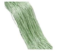 Crystal Curtain,Door Beads W100*H200 Cm Luxury Crystal Curtain Flash Line Shiny Tassel String Door Curtain Window Room Divider Home Decoration(Green)