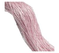 Crystal Curtain,Door Beads W100*H200 Cm Luxury Crystal Curtain Flash Line Shiny Tassel String Door Curtain Window Room Divider Home Decoration(Pink)