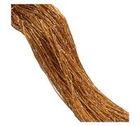 Crystal Curtain,Door Beads W100*H200 Cm Luxury Crystal Curtain Flash Line Shiny Tassel String Door Curtain Window Room Divider Home Decoration(Gold)