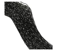 Crystal Curtain,Door Beads W100*H200 Cm Luxury Crystal Curtain Flash Line Shiny Tassel String Door Curtain Window Room Divider Home Decoration(Black)