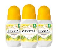 Crystal Deodorant Essence Roll-On 2.25oz Chamomile/Green Tea (3 Pack)