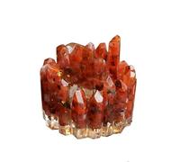 Crystal Detox Bowl, Natural Healing Crystal Cleansing Bowl for Energy Purification and Gemstone Storage(Red Agate)