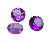 Crystal Diamond, EIMASS® Glass Chatons - Home Office Decor, Paper Weight Ornament (Amethyst Diamond, 30mm)